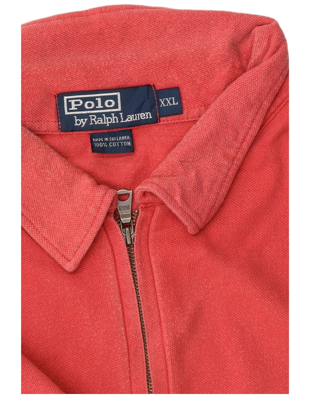 POLO RALPH LAUREN Herren Poloshirt 2XL Rote Baumwolle