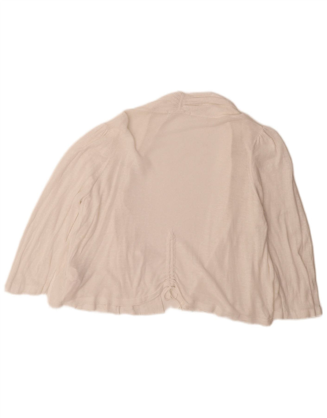 Marks & Spencer Damen-Cardigan mit 3/4-Ärmeln, offen, Gr. 40, Weiß