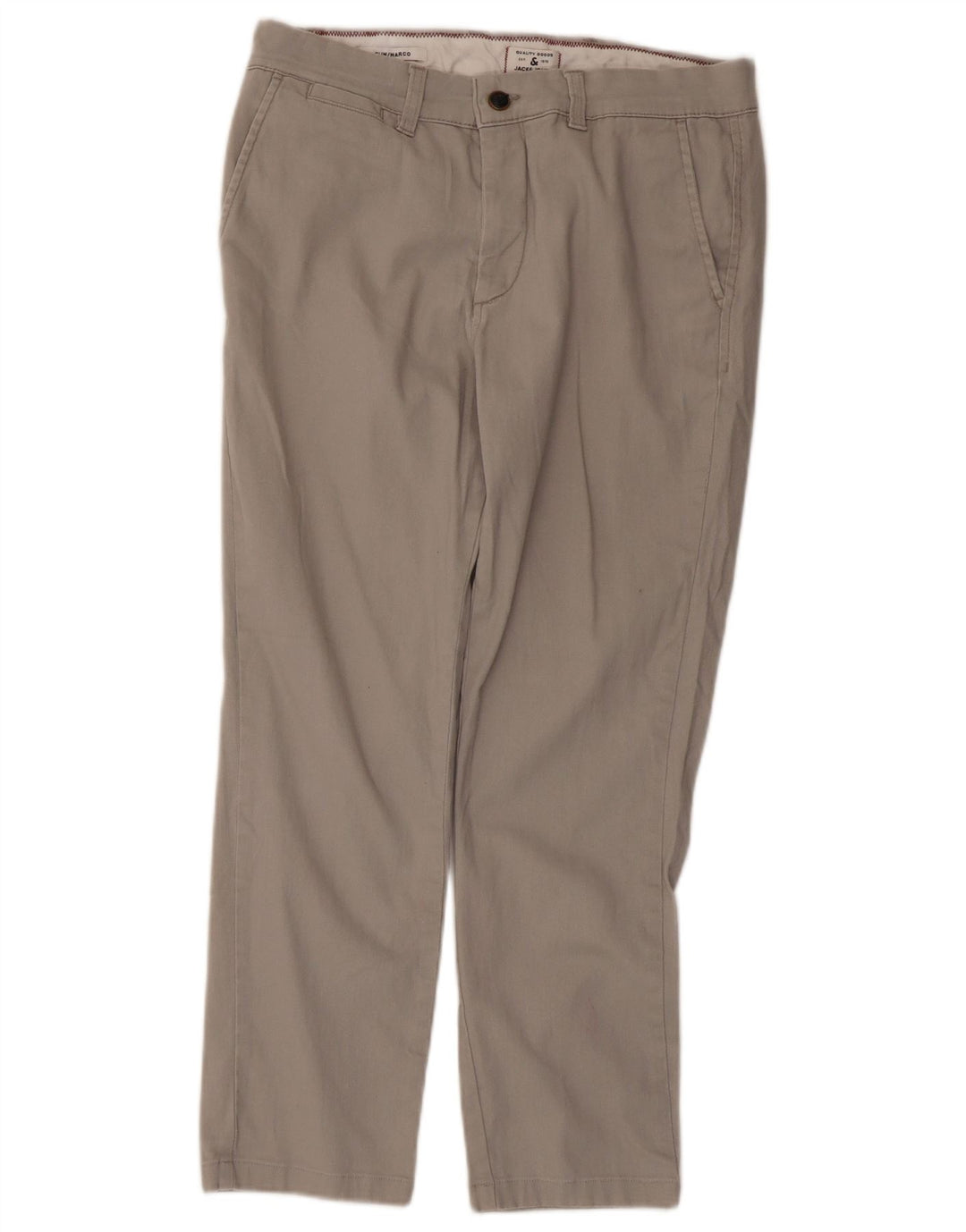 Jack & Jones Herren Marco Slim Chinohose W30 L25 Grau
