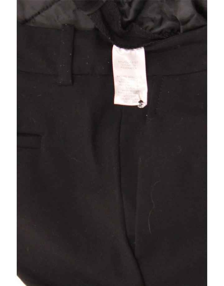 Calvin Klein Damen Bootcut-Anzughose W32 L30 Schwarz Polyester