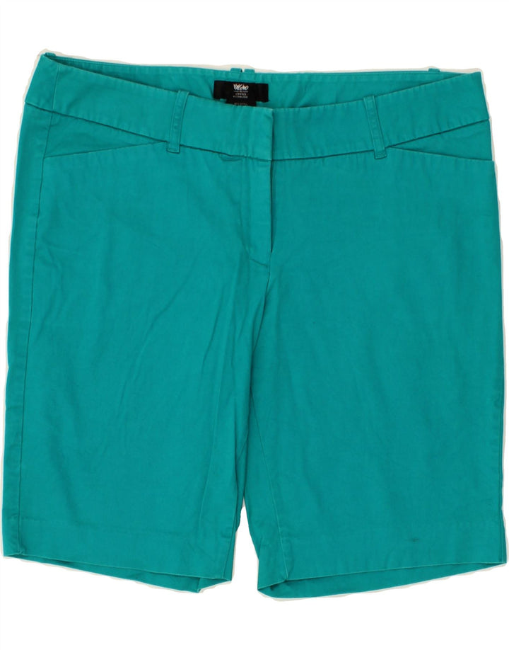MOSSIMO Womens Stretch Chino Shorts US 14 XL W36 Turquoise Cotton Vintage Mossimo and Second-Hand Mossimo from Messina Hembry 