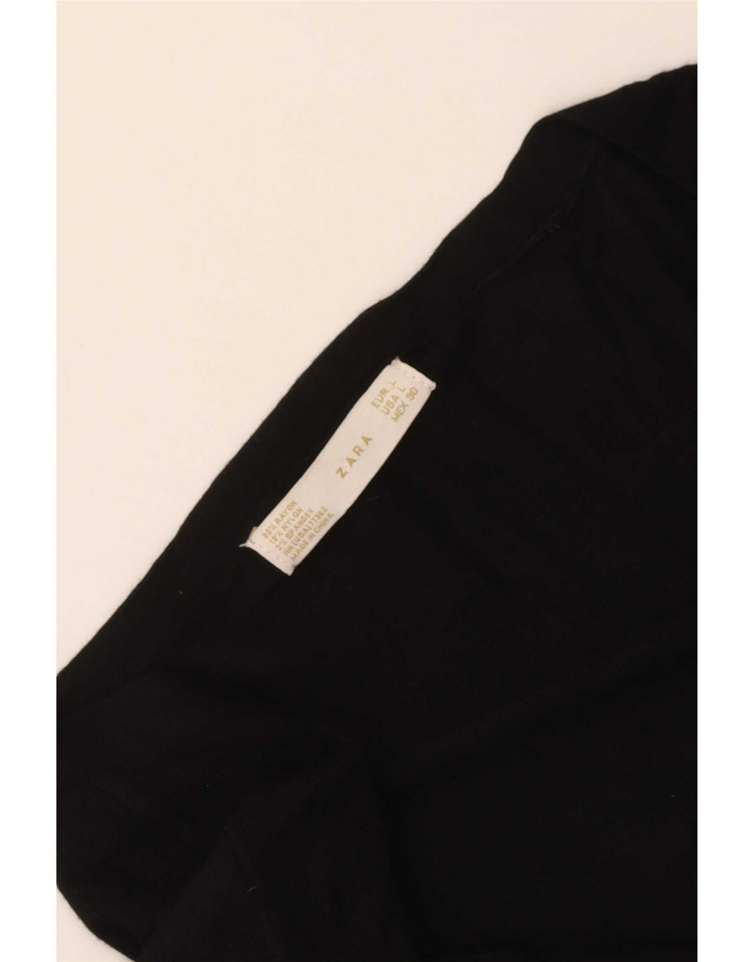 Zara Damen-Cardigan-Pullover UK 14 Large Schwarz Rayon
