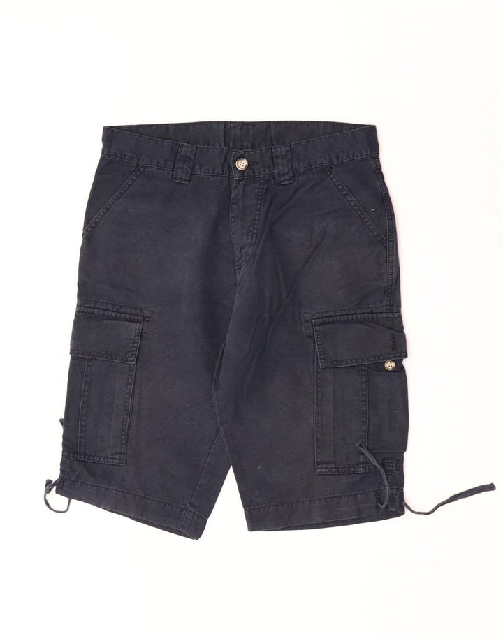 Slam Herren Cargo Shorts IT 46 Small W30 Marineblau Baumwolle
