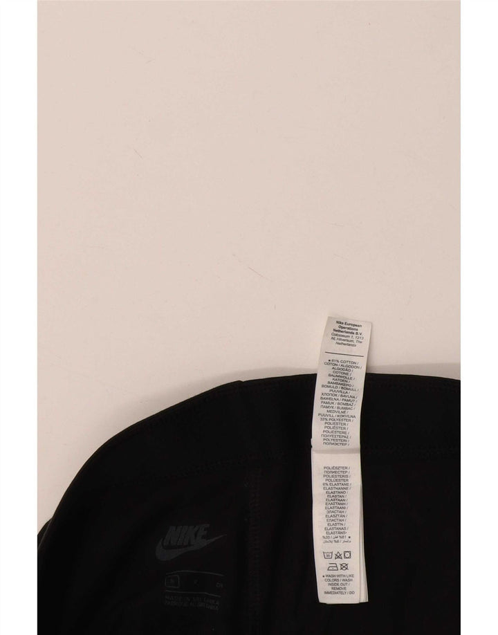 Nike Womens Graphic Leggings UK 8 Small Schwarz Polyester