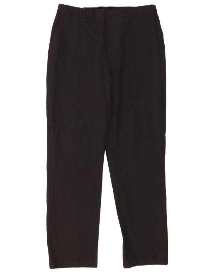 Marks & Spencer Slim-Anzughose für Jungen, 15–16 Jahre, W32, L30, schwarzes Polyester