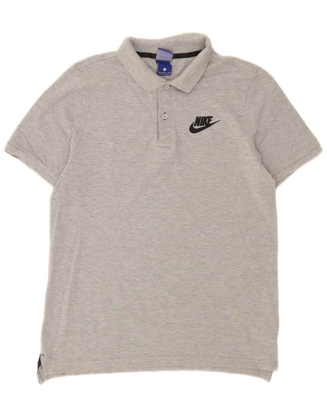 Nike Herren-Poloshirt, klein, graue Baumwolle