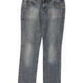 Levi's Damen 571 Slim Jeans W29 L30 Blaue Baumwolle