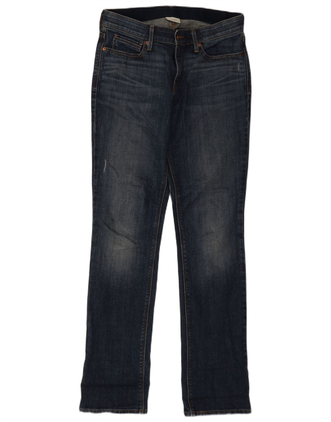 Levi's Damen Straight Jeans US 6 Medium W28 L32 Marineblaue Baumwolle