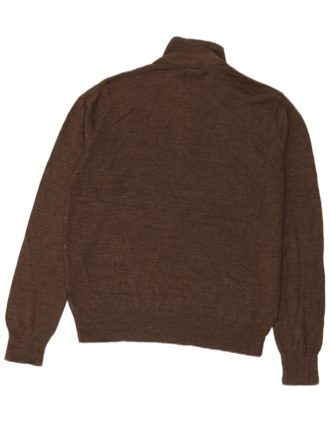 Dockers Herren-Pullover mit Reißverschluss am Hals, klein, braun, Argyle/Diamant-Acryl
