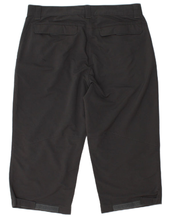 JACK WOLFSKIN Herren Cargo-Bermudashorts W33 Mittelschwarzes Polyester