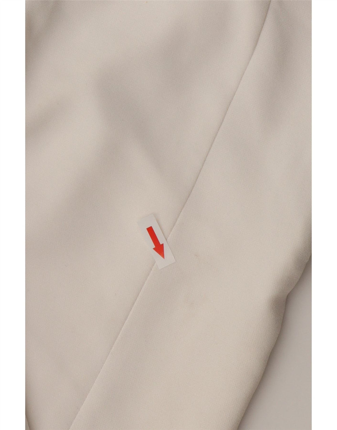 Zara Damen-Blazer mit 3/4-Ärmeln, offen, UK 18, XL, Weiß, Acetat