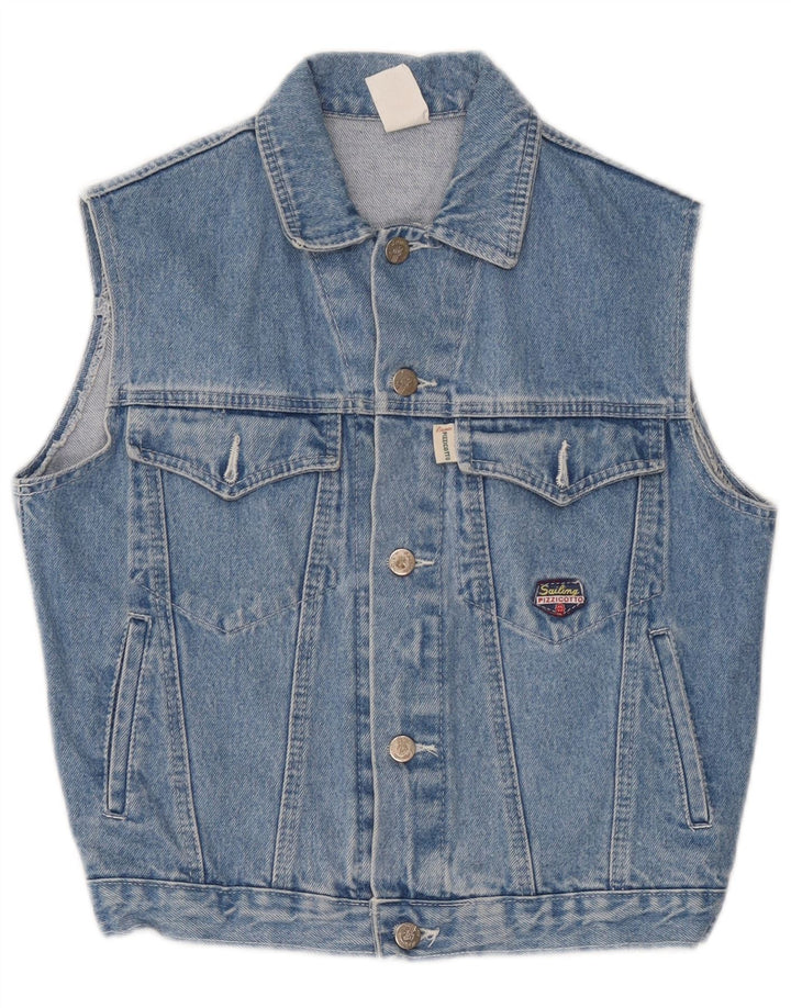 Vintage Jeansweste für Jungen, 10–11 Jahre, blaue Baumwolle