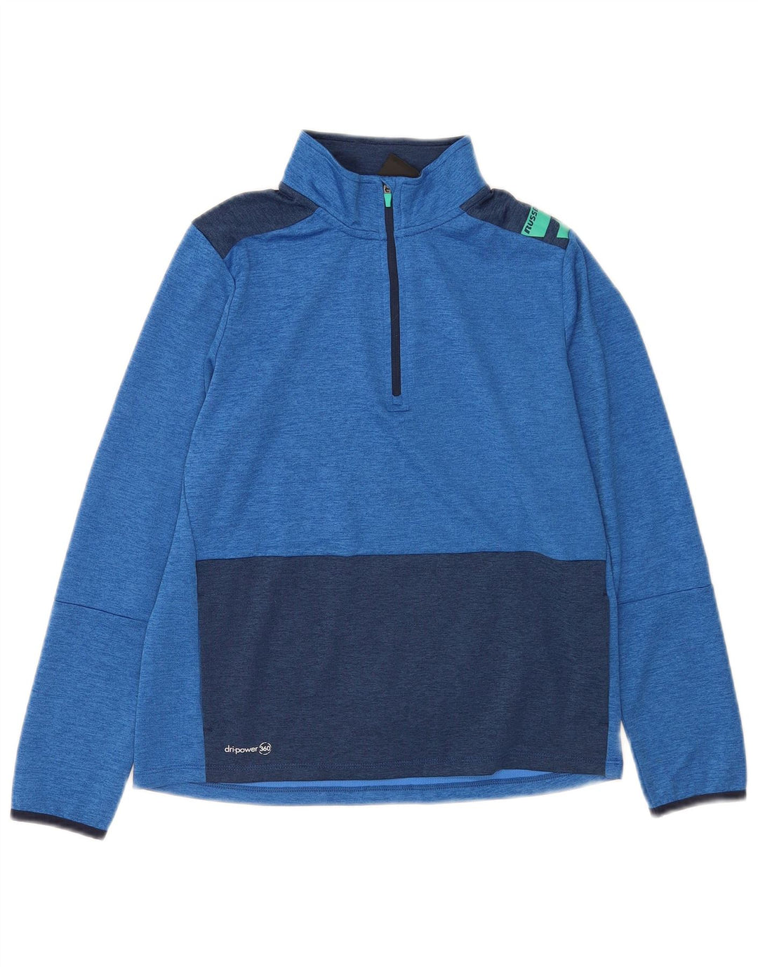 Russell Athletic Jungen Pullover-Trainingsanzug-Oberteil, 14–15 Jahre, XL, Blau