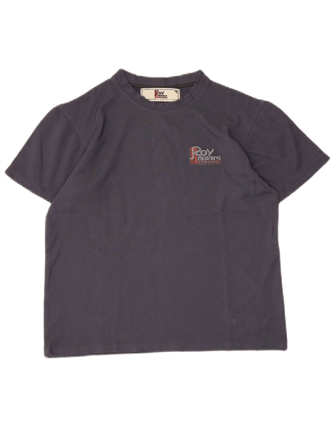 ROY ROGERS Grafik-T-Shirt für Jungen, 13–14 Jahre, groß, marineblau, Baumwolle