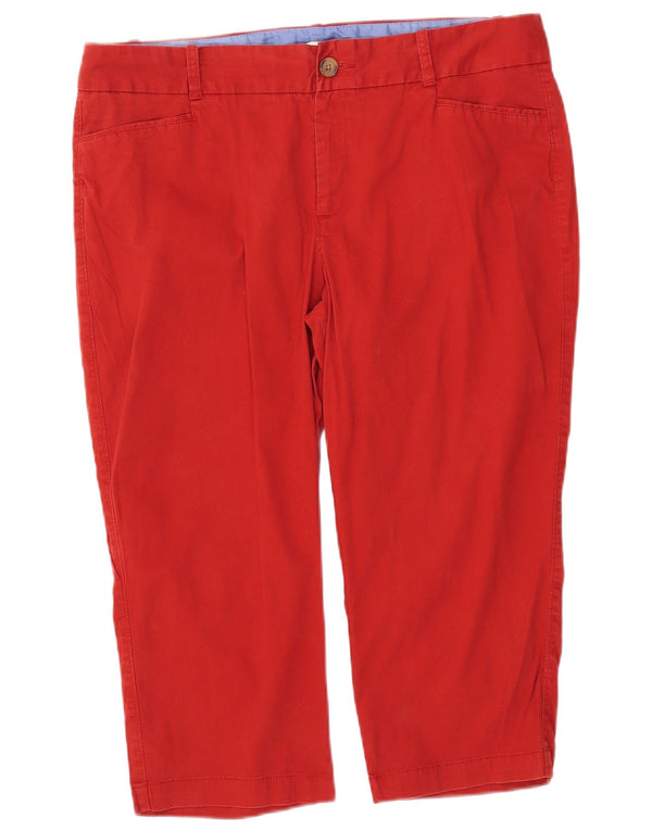 Dockers gerade Capri-Hose für Damen, US 18, 2XL, W40, L21, rote Baumwolle