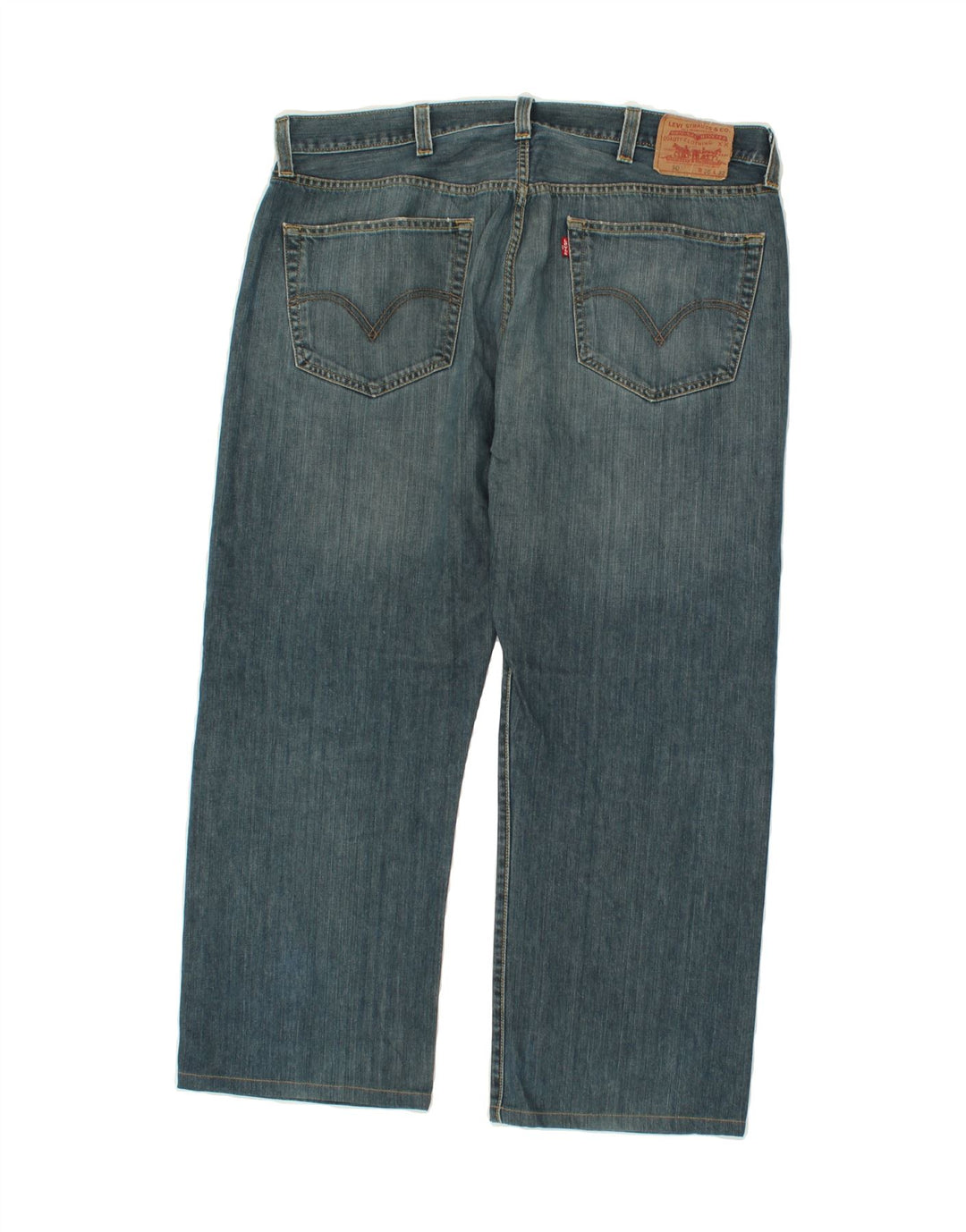 LEVI'S Herren 501 Straight Jeans W38 L26 Blaue Baumwolle