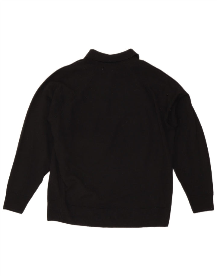 CZARINA Damen Rollkragenpullover Pullover UK 16 Große schwarze Wolle