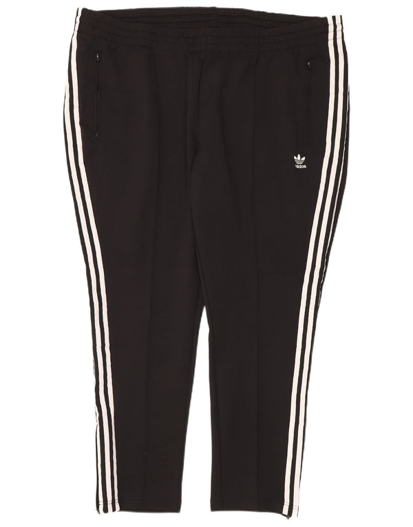 Adidas Damen Trainingshose UK 28/30 3XL Schwarz Baumwolle Sport