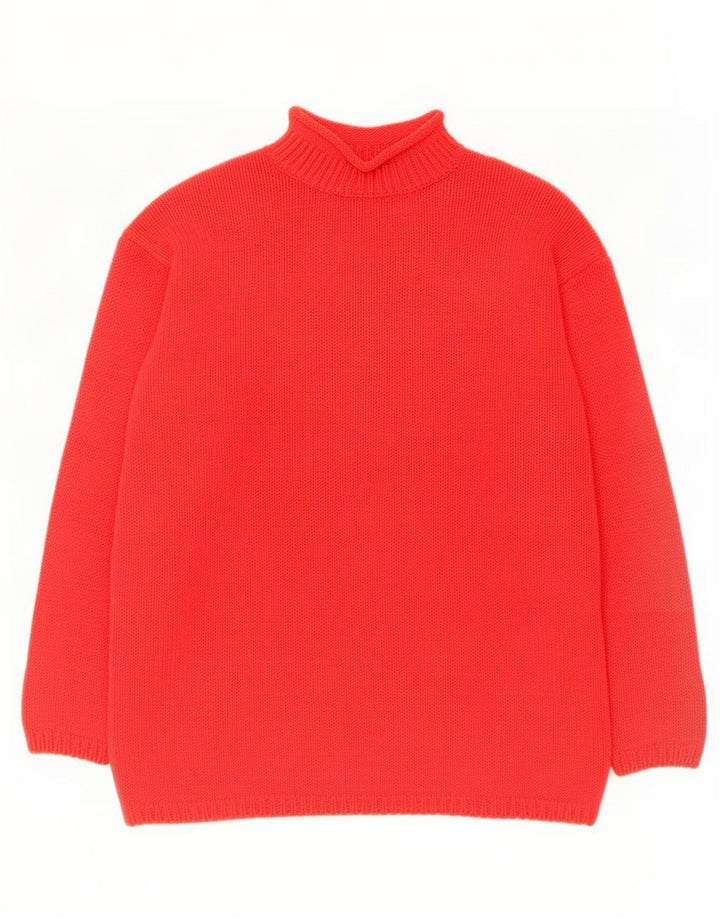 Marks & Spencer Damen-Pullover mit Rollkragen, Gr. 14, Rot