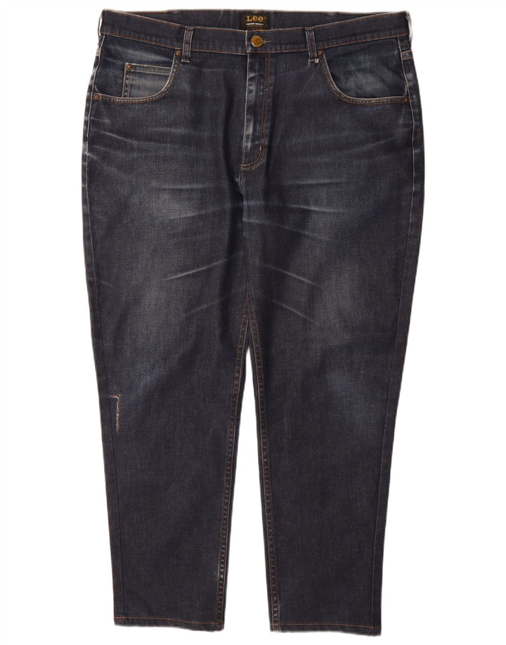 LEE Damen Chicago Slim Jeans W40 L28 Marineblaue Baumwolle
