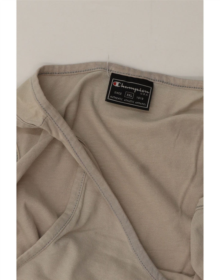 Champion Herren-Weste-Top 2XL aus grauer Baumwolle