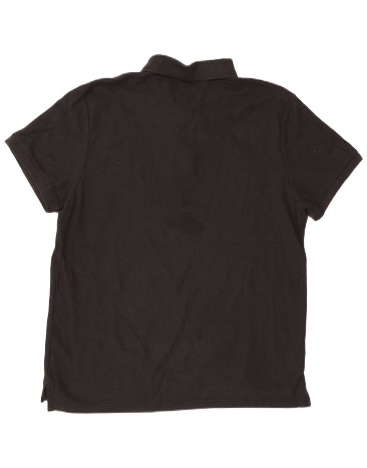 Nike Herren-Poloshirt XL aus schwarzer Baumwolle