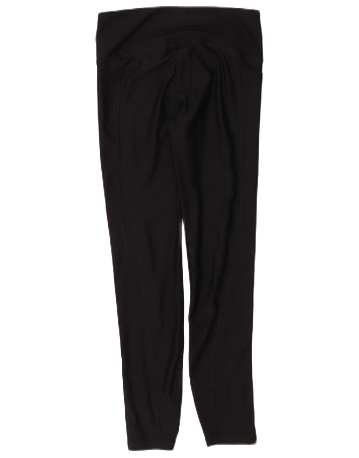 Under Armour Damen Heat Gear Leggings UK 10 Small Schwarz Polyester