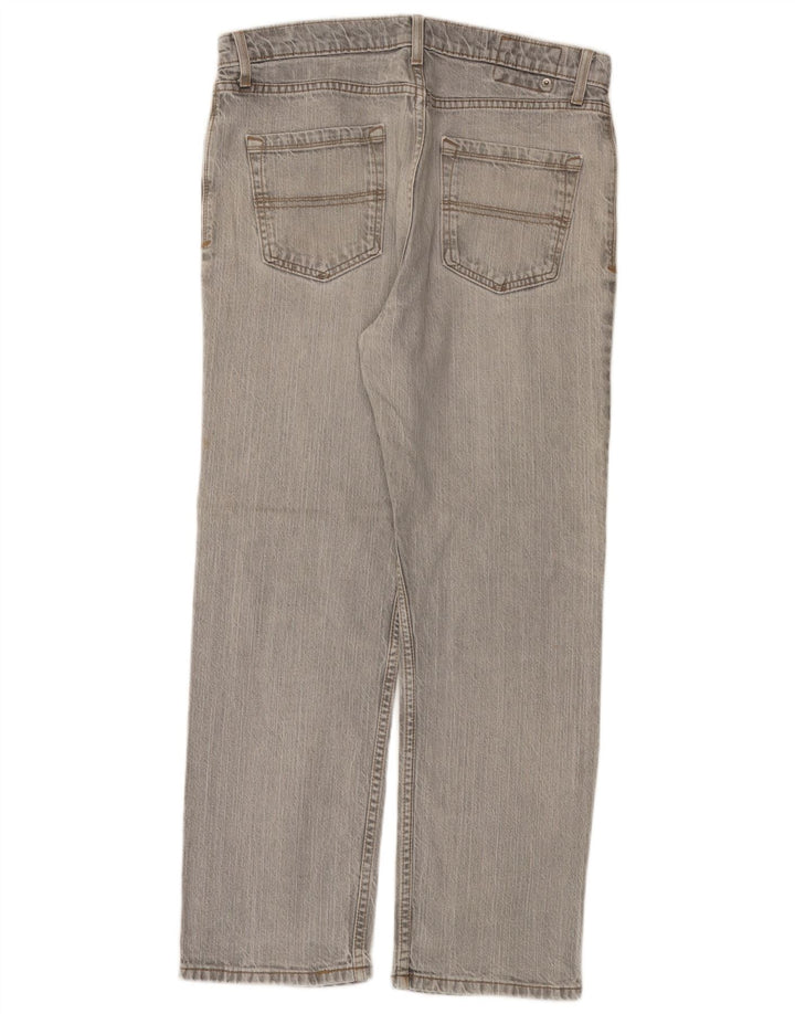 MARKS & SPENCER Herren-Jeans, reguläre Passform, gerade Passform, W34, L29, graue Baumwolle