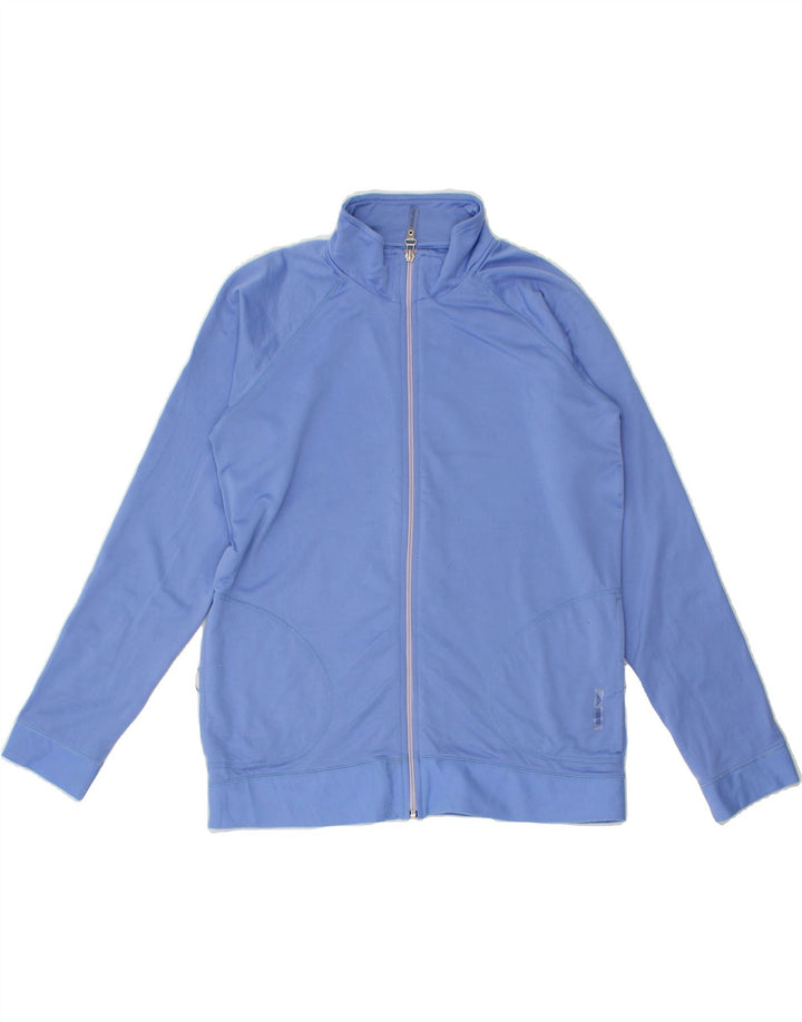 ARENA Womens Tracksuit Top Jacket UK 12 Medium Blue Polyamide Vintage Arena and Second-Hand Arena from Messina Hembry 