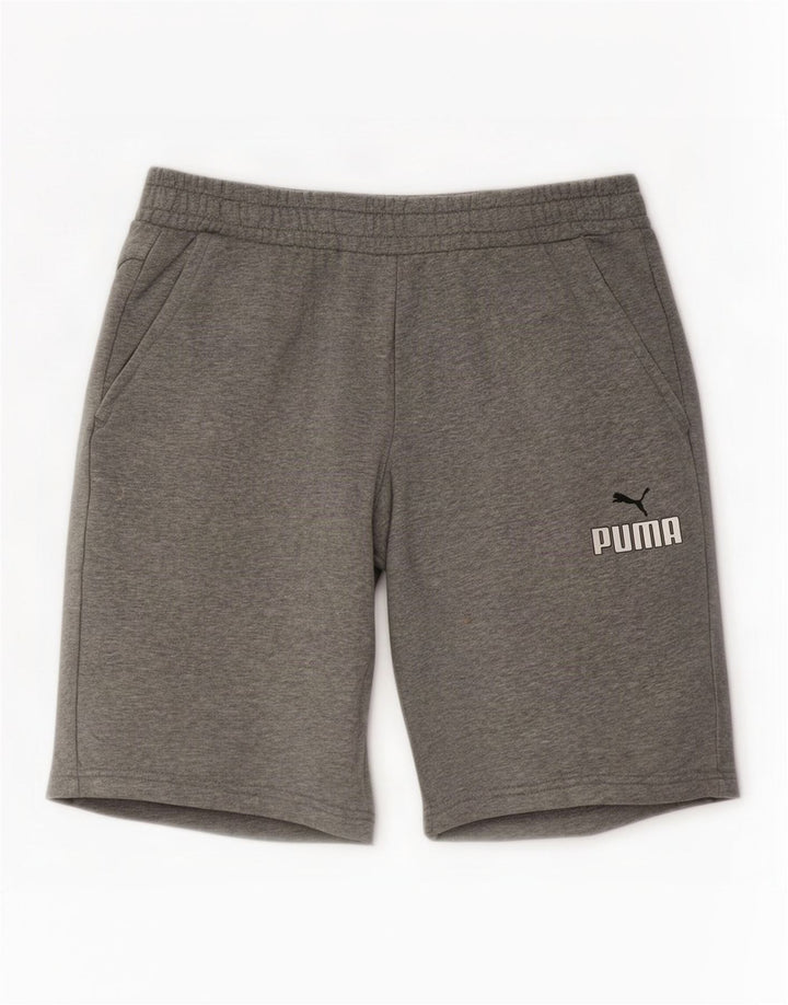 Puma Herren Sport Shorts Große graue Baumwolle