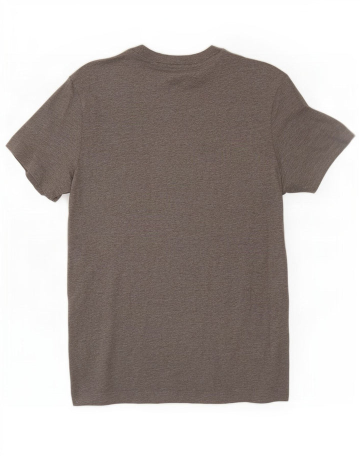 Calvin Klein Jeans Herren-T-Shirt mit Grafik, Größe S, graue Baumwolle
