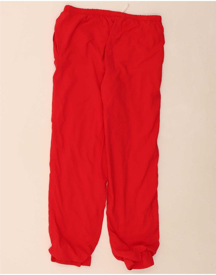 ELLESSE Womens Tracksuit Trousers Joggers IT 44 Medium Red Nylon