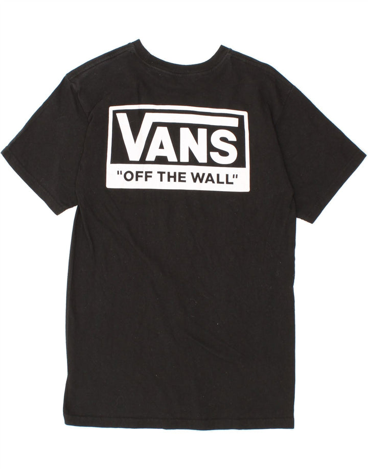 VANS Mens Graphic T-Shirt Top Small Black Vintage Vans and Second-Hand Vans from Messina Hembry 