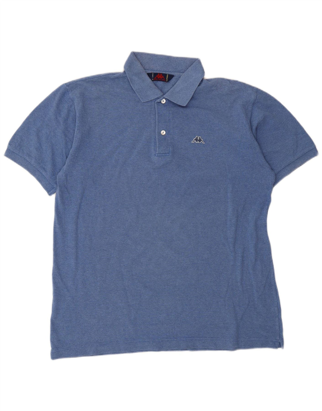 Kappa Herren-Poloshirt, große blaue Baumwolle