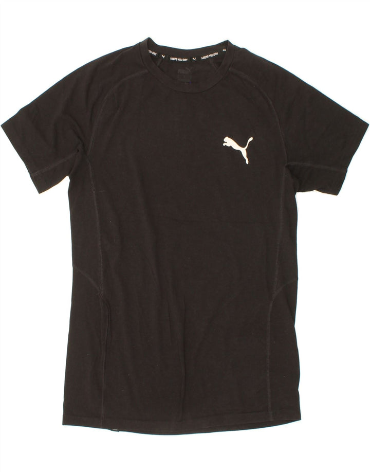 PUMA Mens T-Shirt Top Small Black Vintage Puma and Second-Hand Puma from Messina Hembry 
