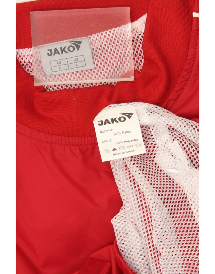 Jako Herren-Pullover-Trainingsanzug, Oberteil, Jacke, groß, rotes Colourblock-Nylon
