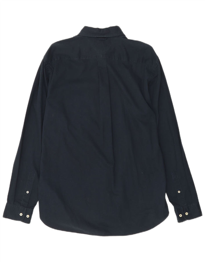 TOMMY HILFIGER Herrenhemd Große Marineblaue Baumwolle