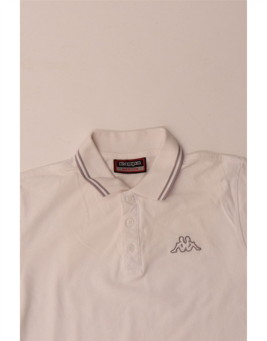 KAPPA Herren Poloshirt Mittelweiße Baumwolle