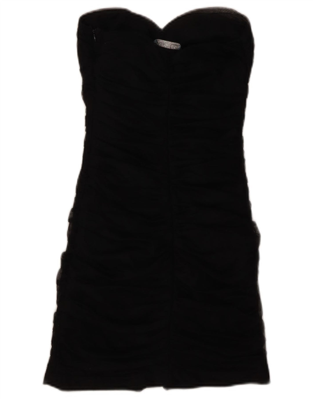 Trägerloses, figurbetontes Damenkleid von ZARA, Größe S, Schwarz