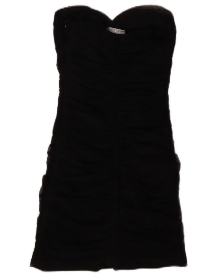 Trägerloses, figurbetontes Damenkleid von ZARA, Größe S, Schwarz