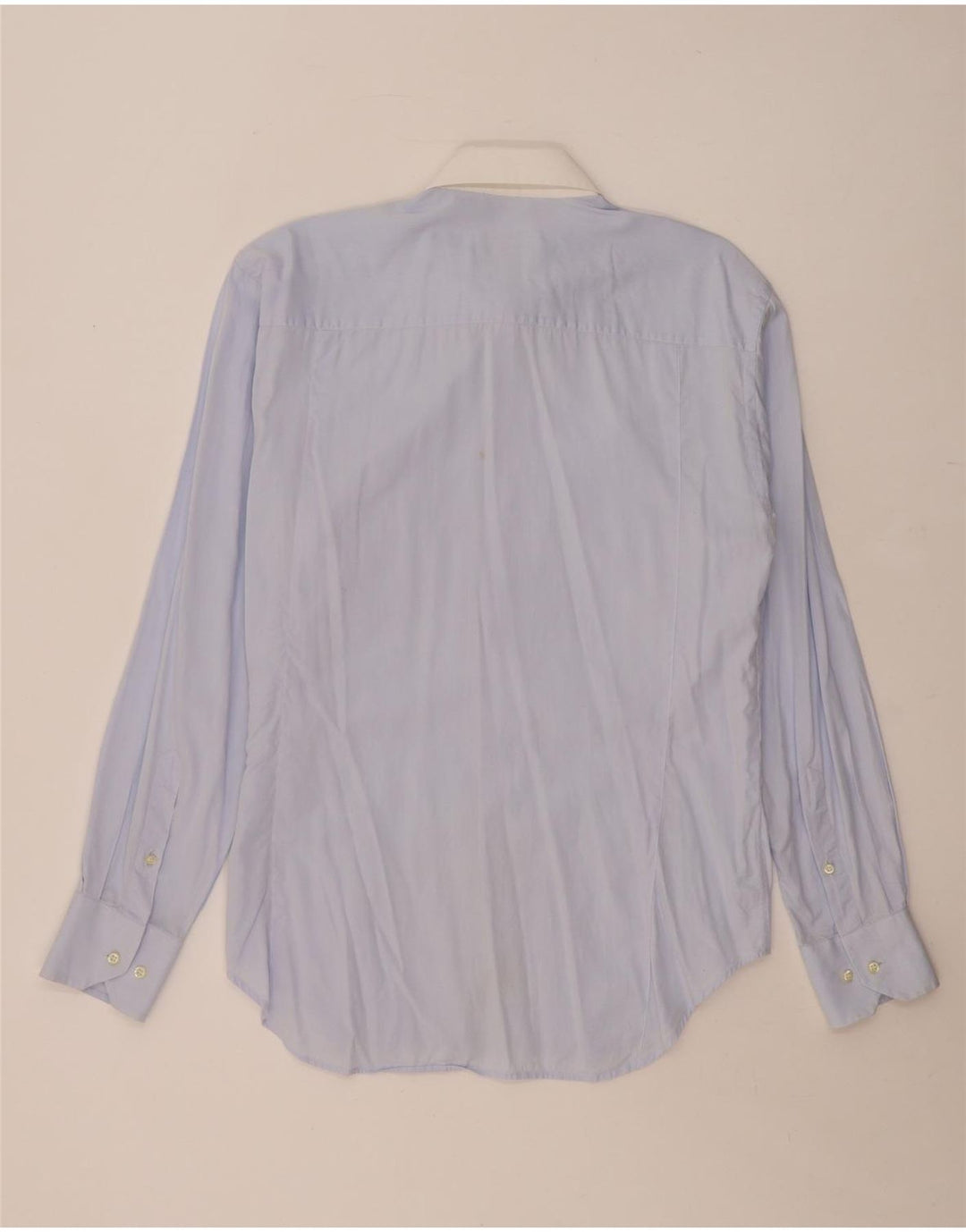 Trussardi Herrenhemd, Größe 42 16 1/2, groß, blau, Farbblock
