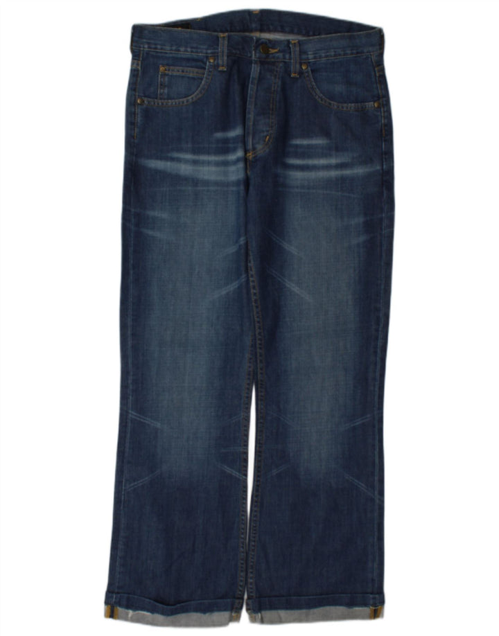 Lee Herren Denver Straight Jeans W33 L29 Blaue Baumwolle