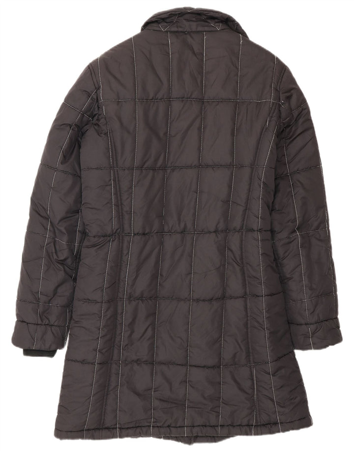 Fay Damen Wattierter Mantel UK 14 Medium Schwarz