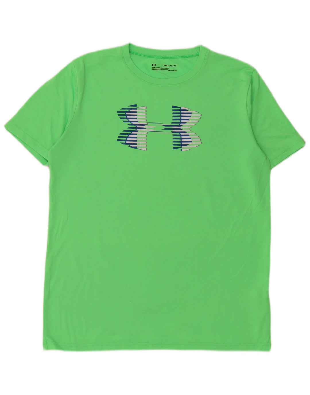 UNDER ARMOUR Jungen Heat Gear Graphic T-Shirt Top 13–14 Jahre XL Grün