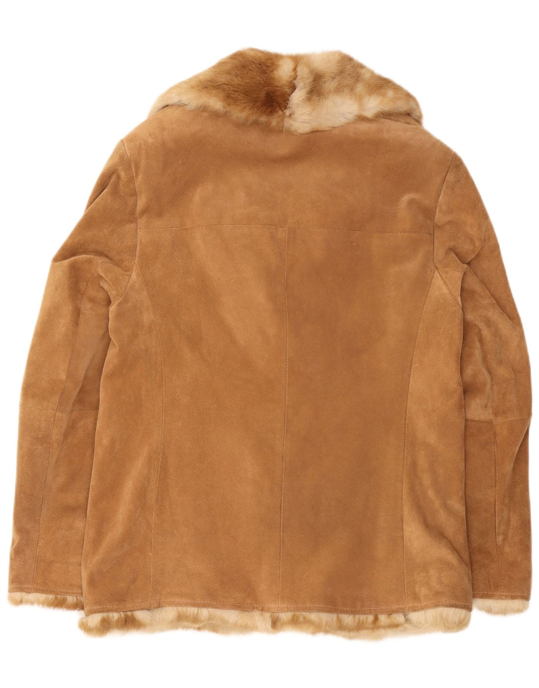 Conbipel Damen Free Heron Wildlederjacke IT 46 Large Beige Leder