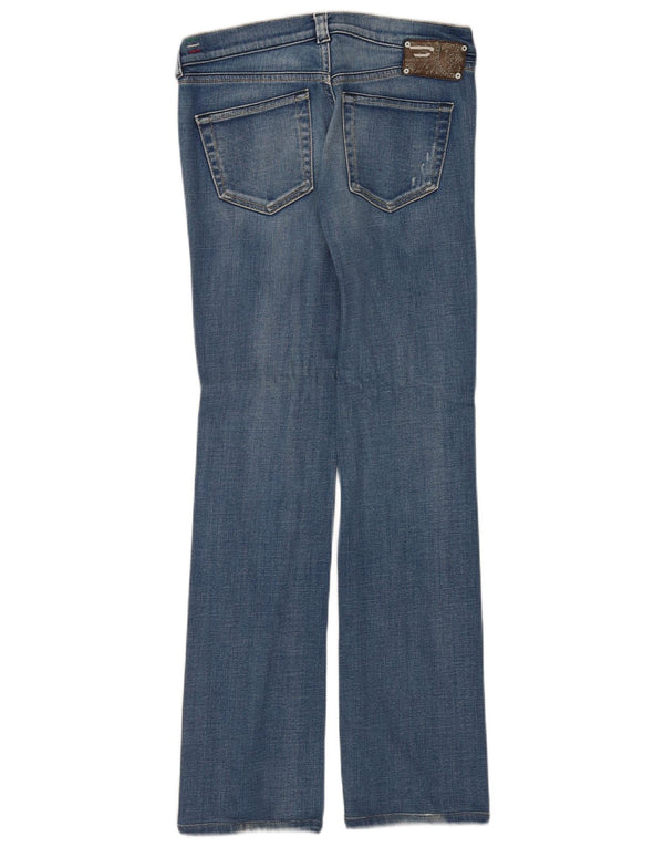 Diesel Damen Doozy Straight Jeans W26 L32 Blaue Baumwolle