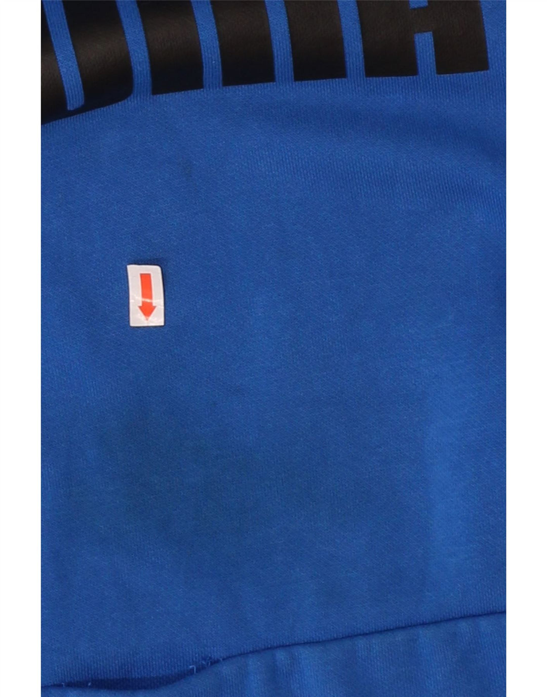 PUMA Mens Graphic Hoodie Jumper Medium Blue
