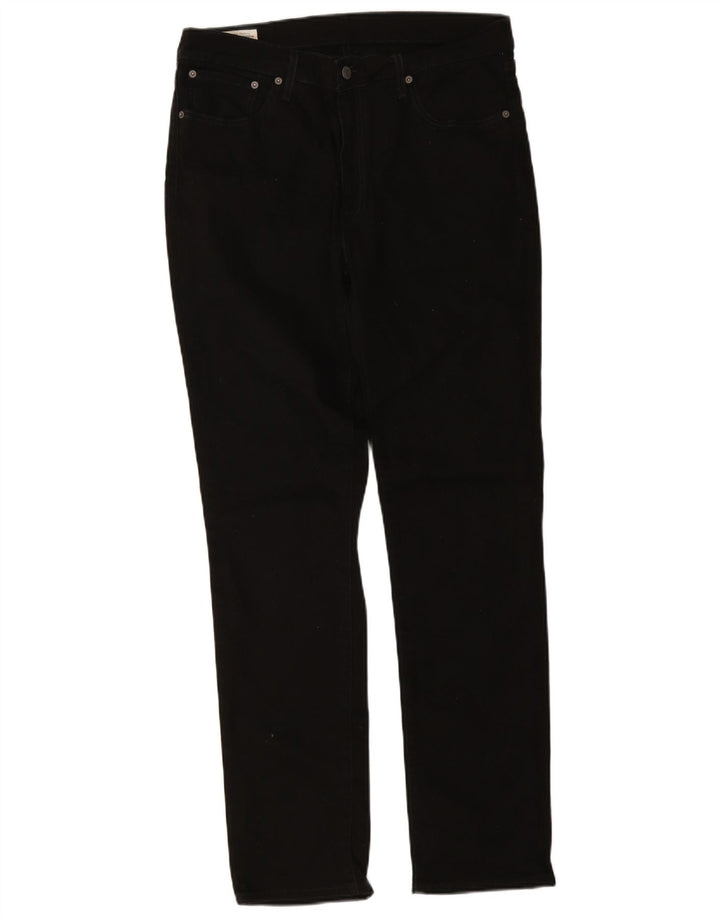 Levi's Herren 511 Slim Jeans W36 L34 Schwarze Baumwolle