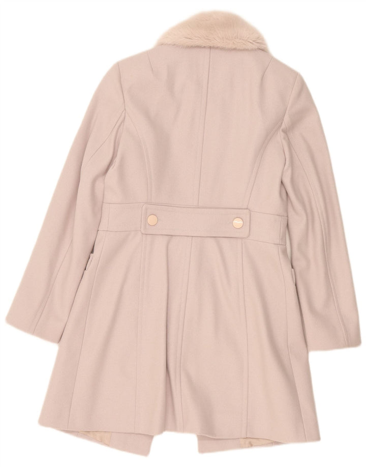 French Connection Damenmantel UK 8 Small Beige Wolle