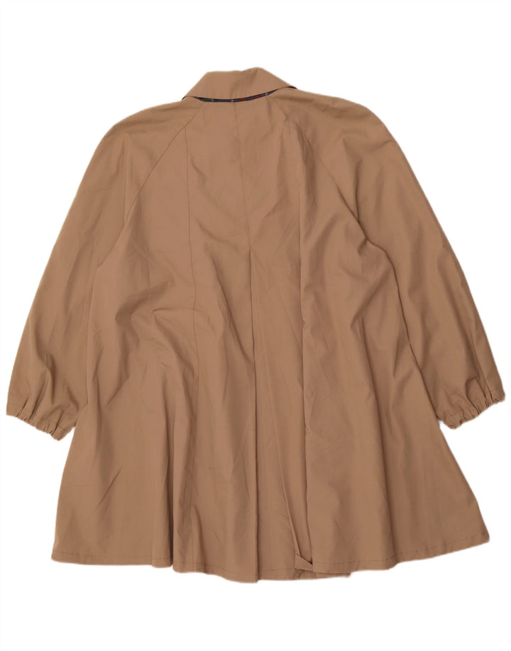 Vintage Damen Übergroßer Trenchcoat UK 18 XL Beige Polyester